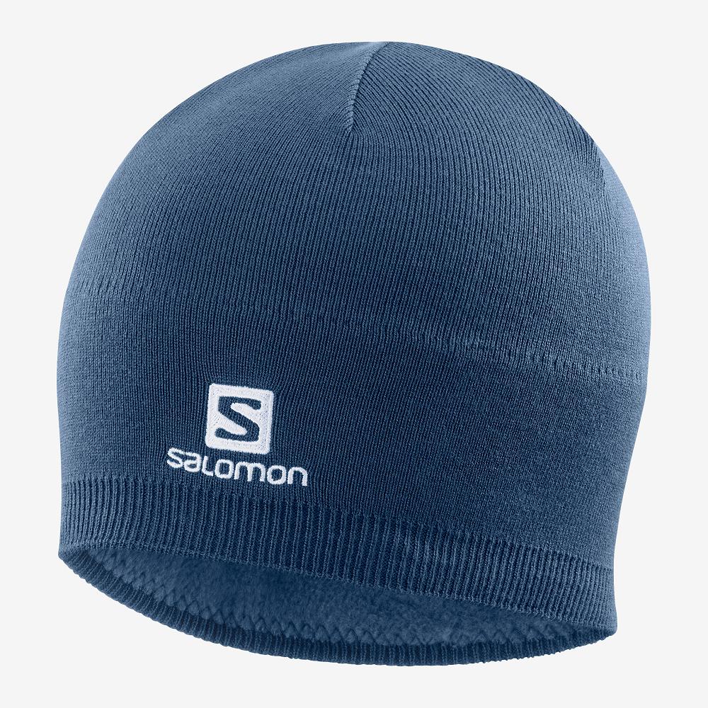 Salomon Israel RS WARM - Mens Hats - Navy (XWGY-89124)